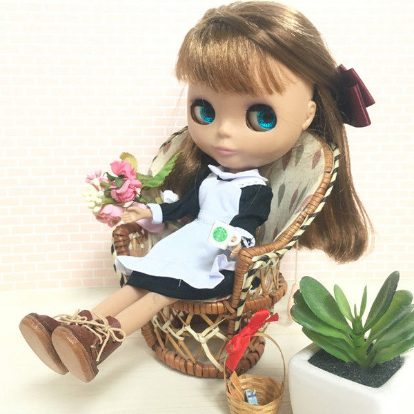 エプロンの型紙を公開いたします : リカちゃん服ハンドメイド りんご