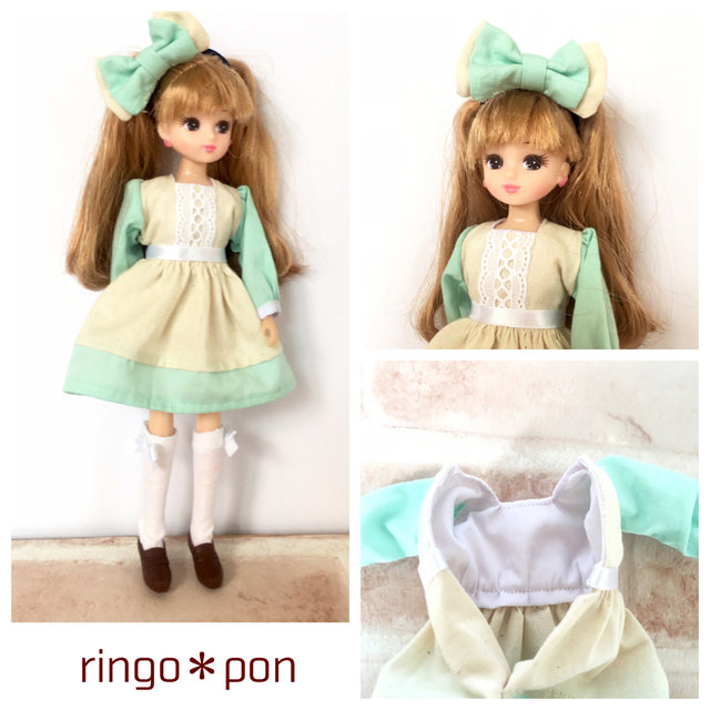 ラブリーミント 私はリカちゃん リカちゃん服ハンドメイド りんごぽんのおうち 札幌市 ラブリーミント 私はリカちゃん リカちゃん服ハンドメイド りんごぽんのおうち 札幌市