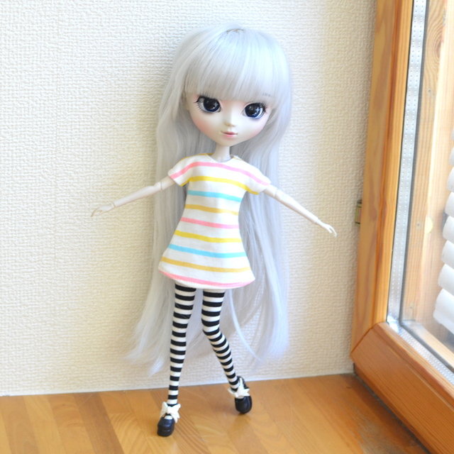 Tシャツワンピースの型紙を公開いたします : リカちゃん服ハンドメイド