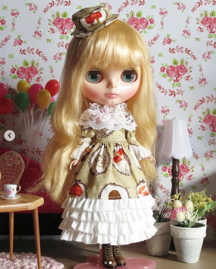 かわいいみなさんのドレス姿 リカちゃん服ハンドメイド りんごぽんのおうち 札幌市