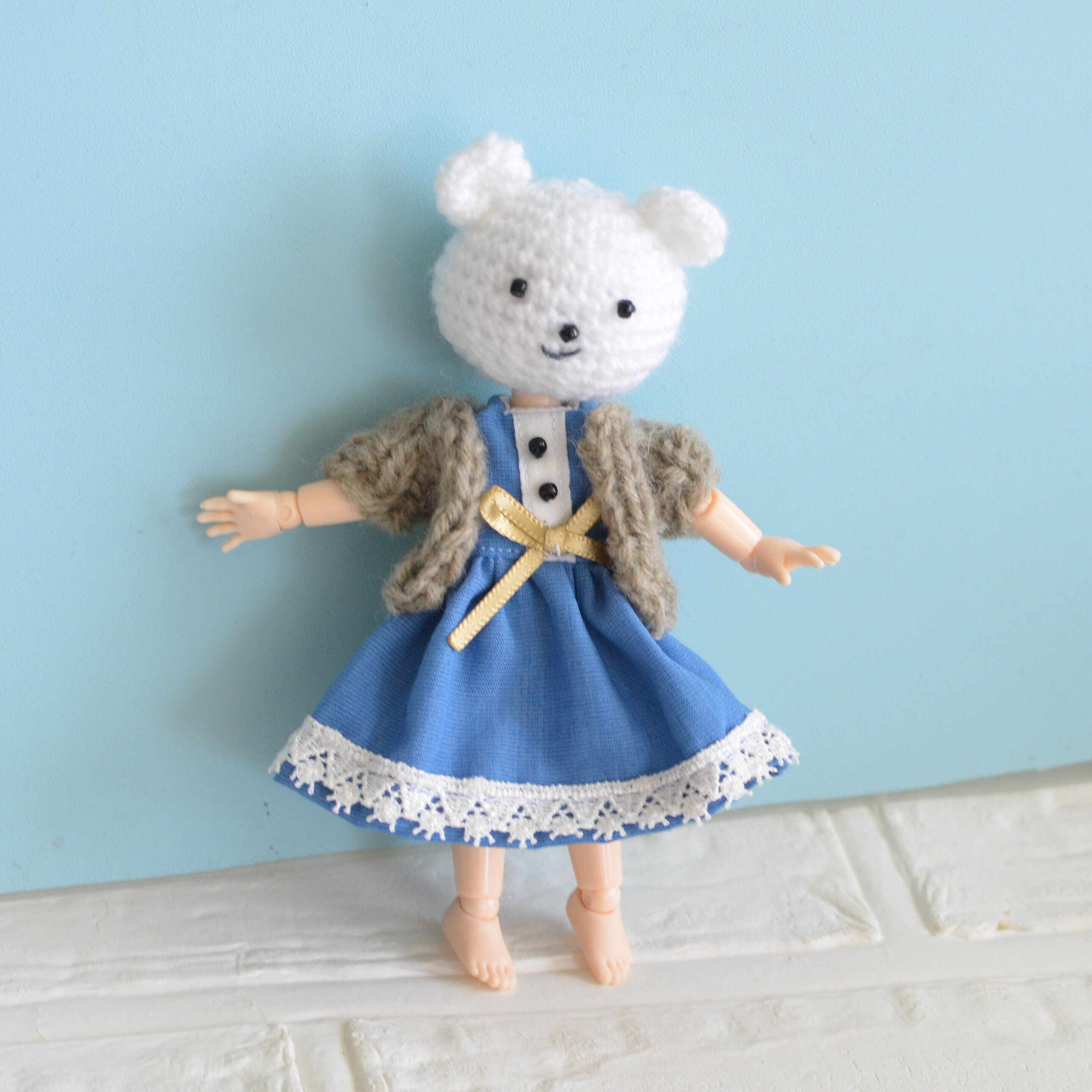 11cmの棒針ニットに挑戦しました！ : リカちゃん服ハンドメイド