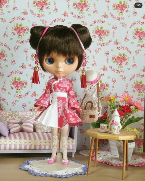 チャイナドレスのかわい子ちゃん！ : リカちゃん服ハンドメイド りんご