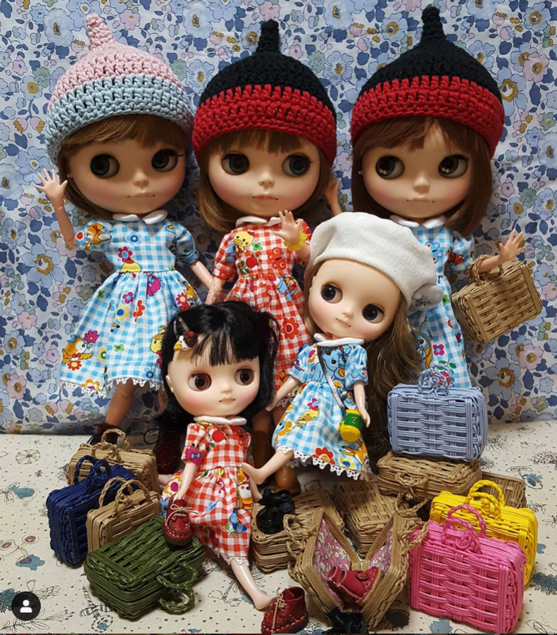 かわいいトランクがいっぱい お揃いのワンピースを着ていただきました リカちゃん服ハンドメイド りんごぽんのおうち 札幌市 かわいいトランクがいっぱい お揃いのワンピースを着ていただきました リカちゃん服ハンドメイド りんごぽんのおうち 札幌市