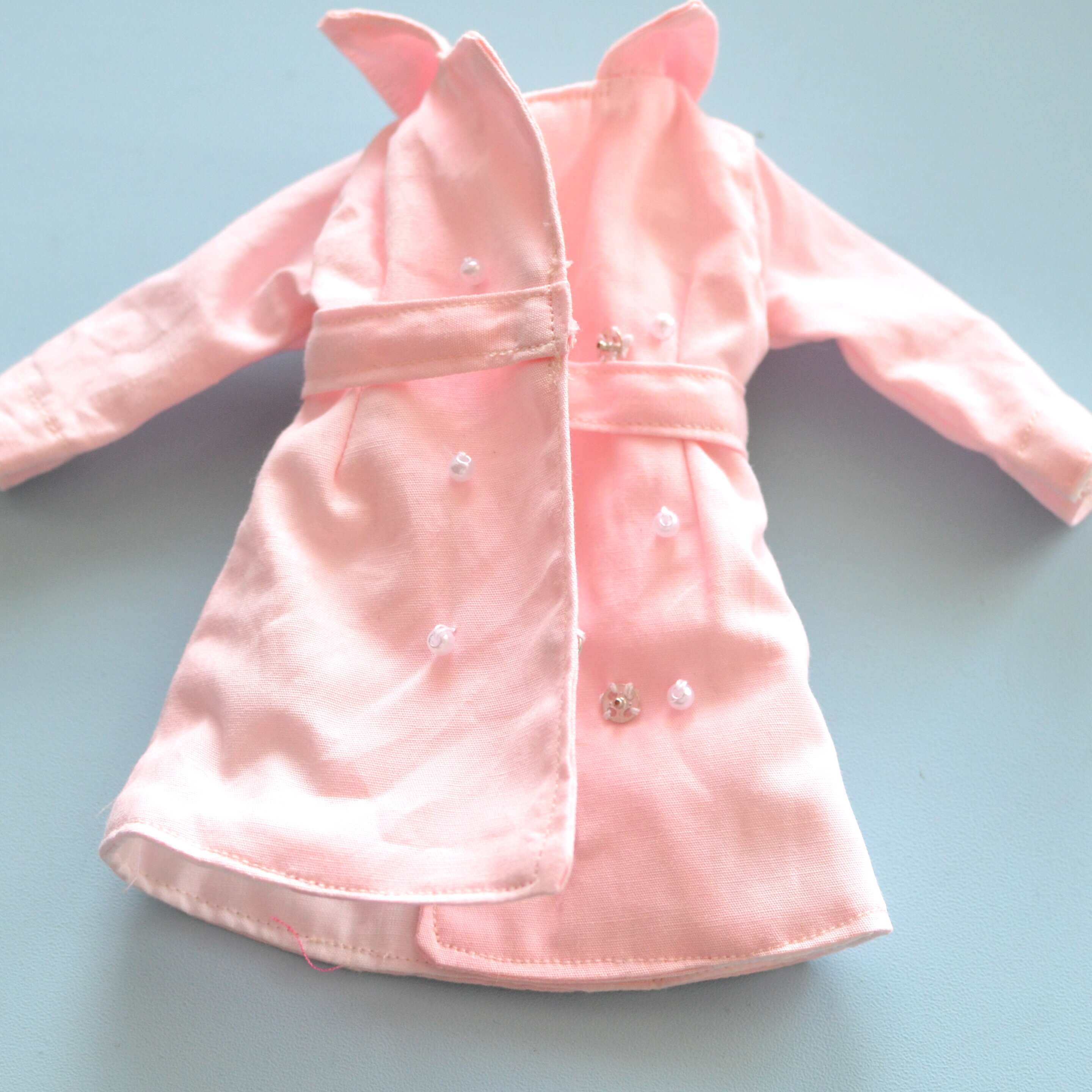 1/6ドールサイズのコートを作りました！ : リカちゃん服ハンドメイド