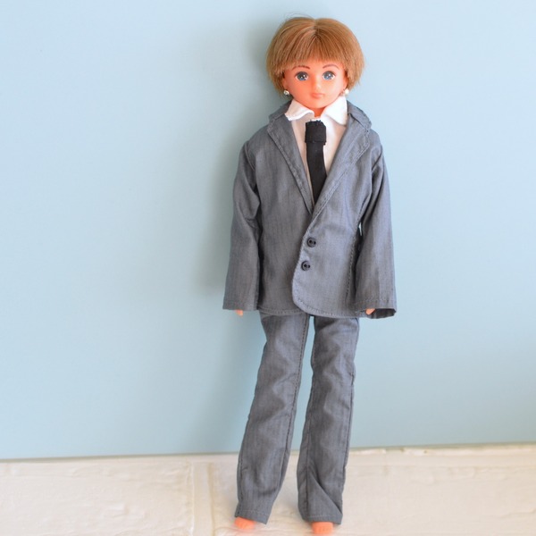 リカちゃんボーイフレンドサイズのスーツを作りました/米びつにお米を