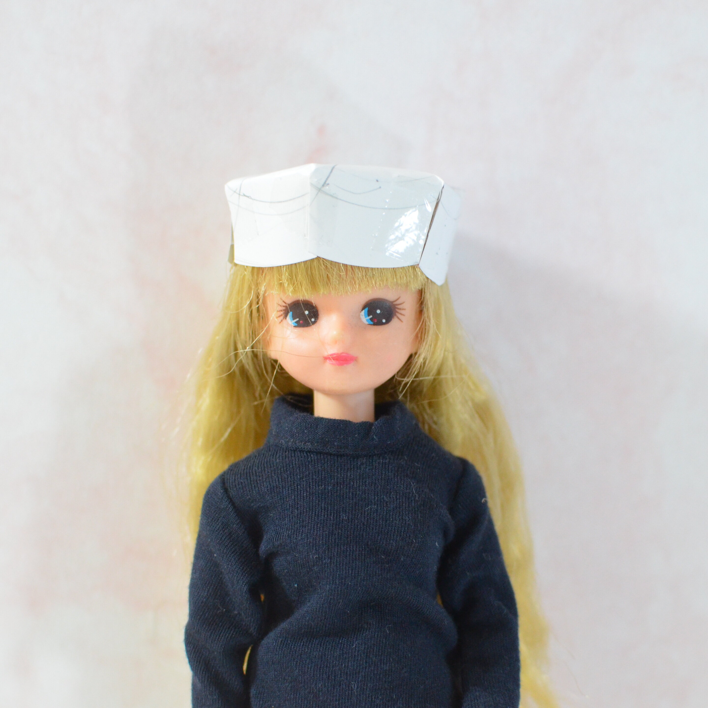 リカちゃんサイズの帽子の型紙を作っています！ : リカちゃん服 