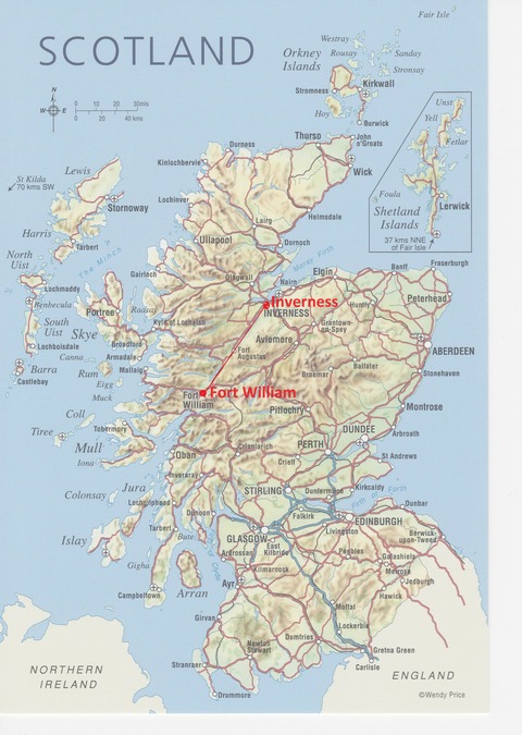 ScotlandMap(Inverness-FortWilliam)