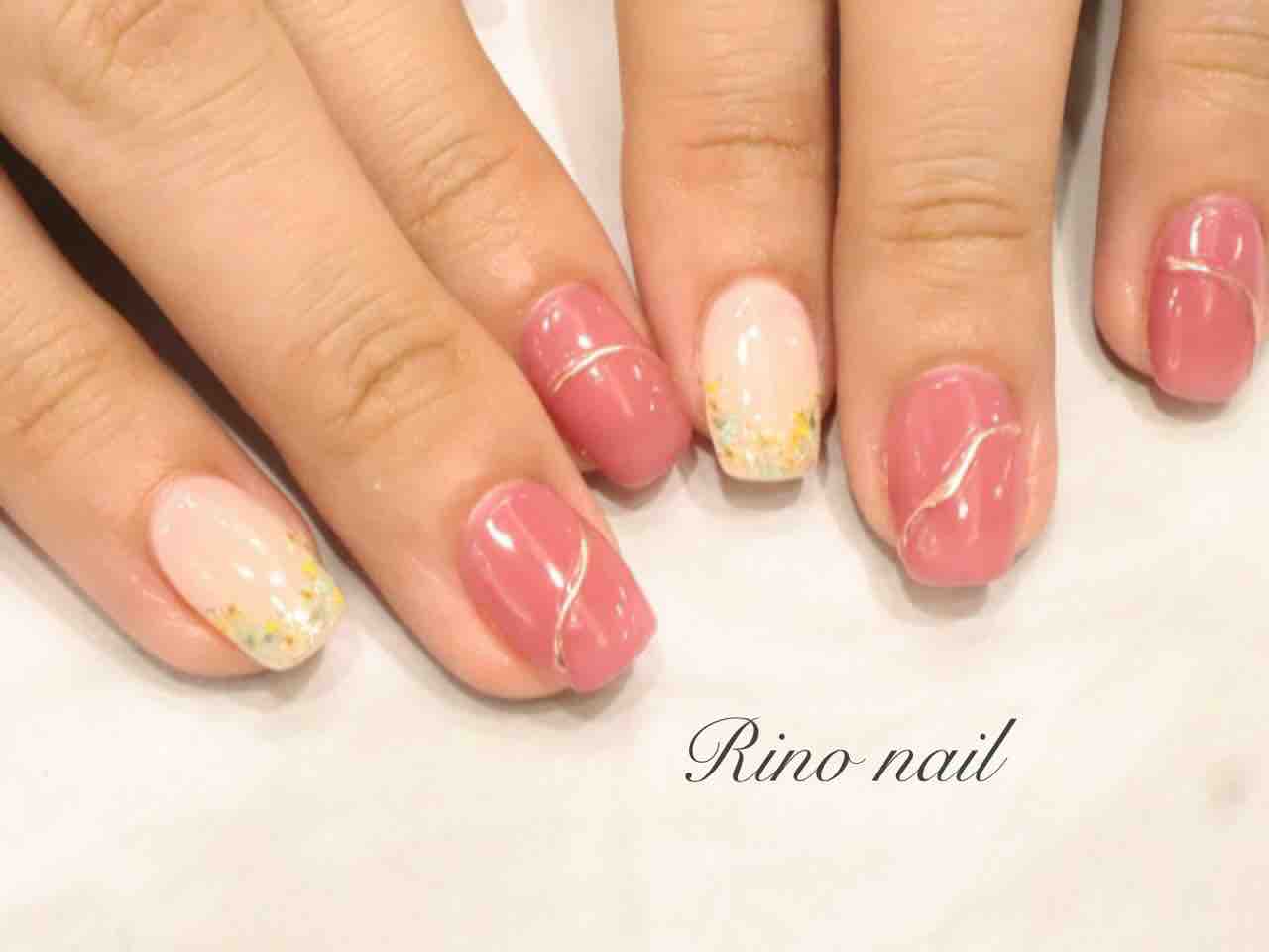 押し花ネイル 大阪梅田のネイルサロン Rino Nail のブログ