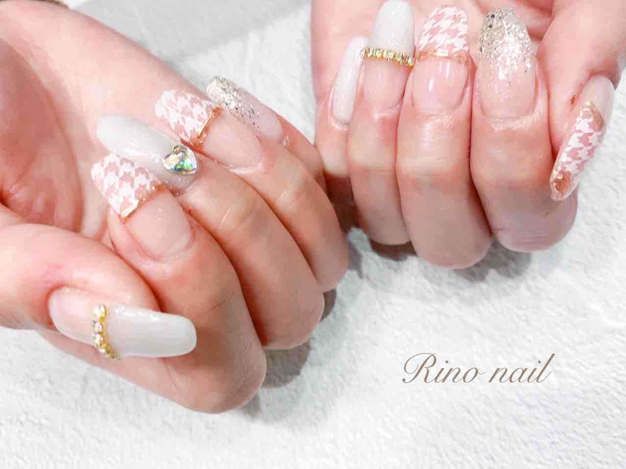 千鳥柄 大阪梅田のネイルサロン Rino Nail のブログ