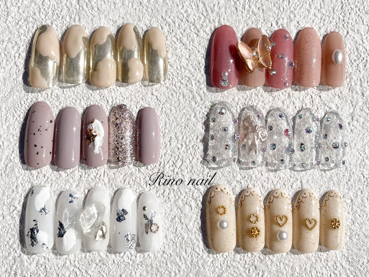 各アートコースのサンプルデザイン 大阪梅田のネイルサロン Rino Nail のブログ