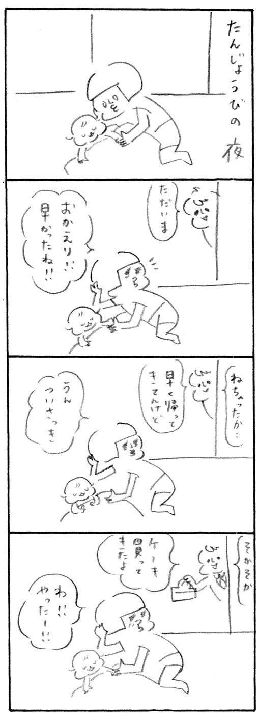 【育児日記57】息子の誕生日1