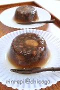 甘納豆で・・黒糖くり鹿の子風