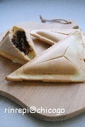 ホットサンドメーカーでたいやき風