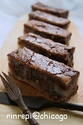 ノンオイル　コーヒー風味あずき餅ケーキ
