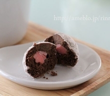 ピンクのココロココアスノーボール