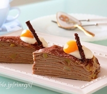 ヨーグルトマロンショコラミルクレープ