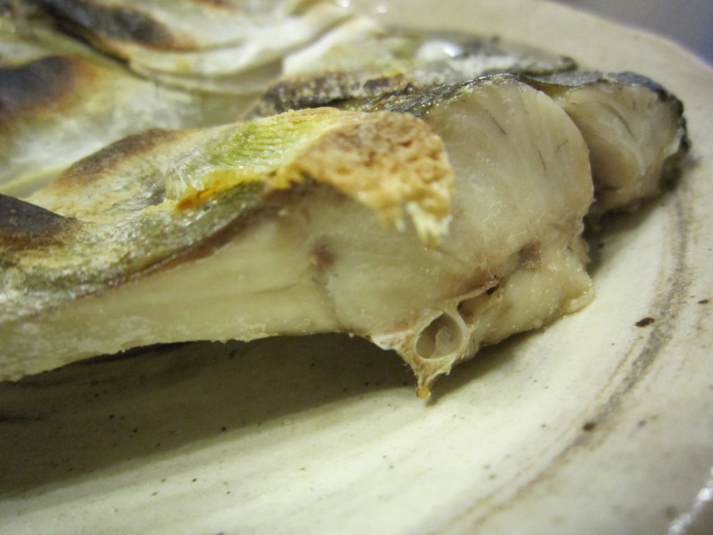 カンパチ料理 兜の塩焼きと刺身 りんりんパパの釣行 ぐるめ 生活日記 カンパチ料理 兜の塩焼きと刺身 りんりんパパの釣行 ぐるめ 生活日記