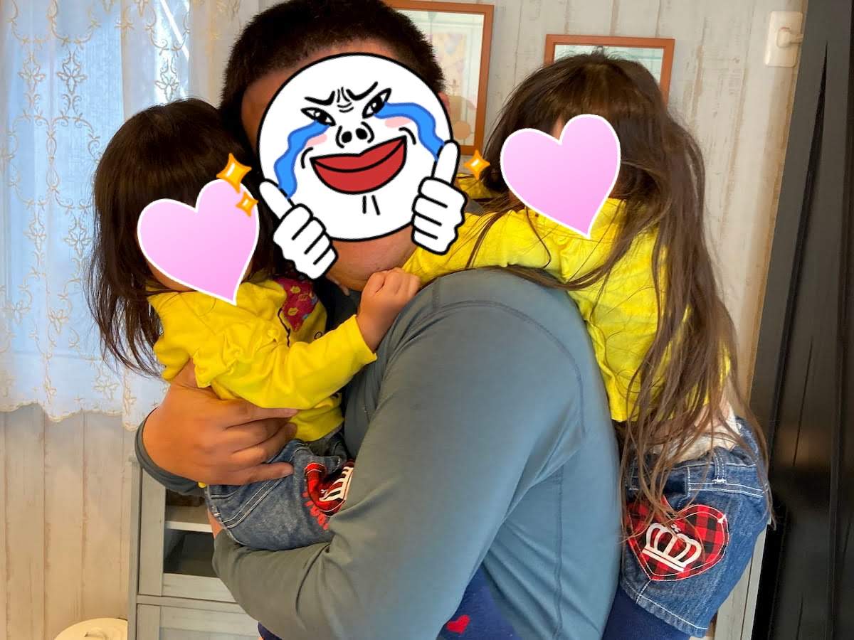 夫と子供たち