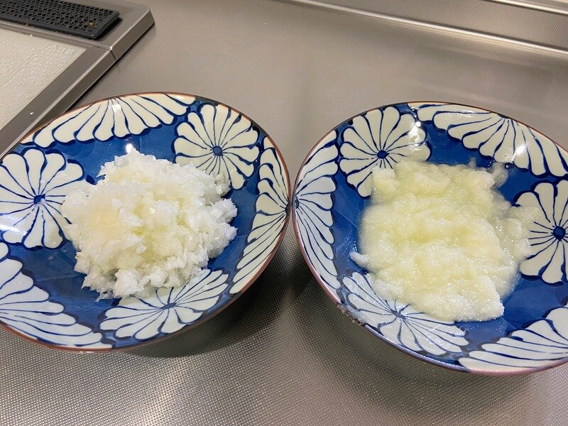 おろしやみじん切り