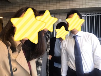 娘と婿と一緒