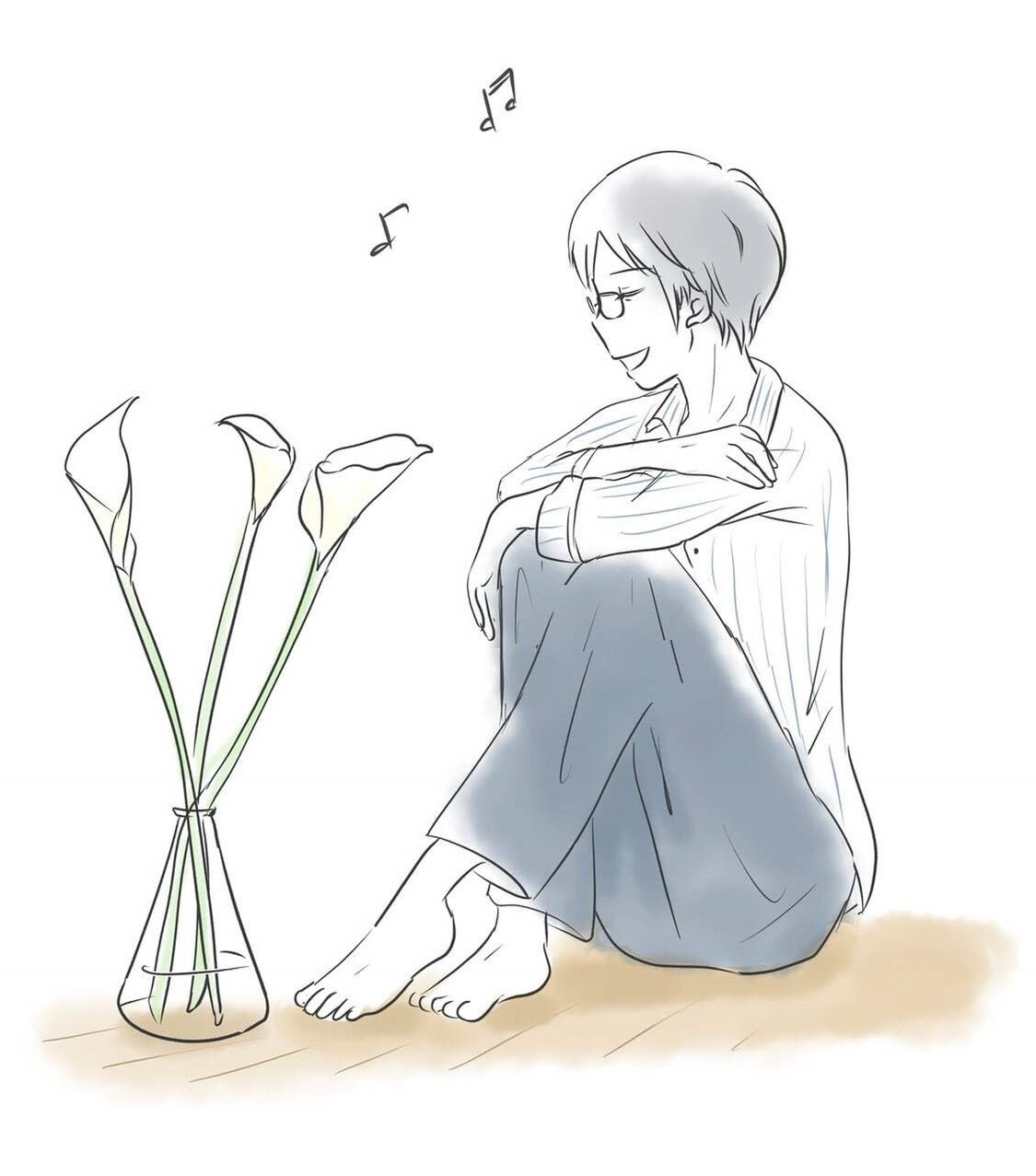 私の似顔絵