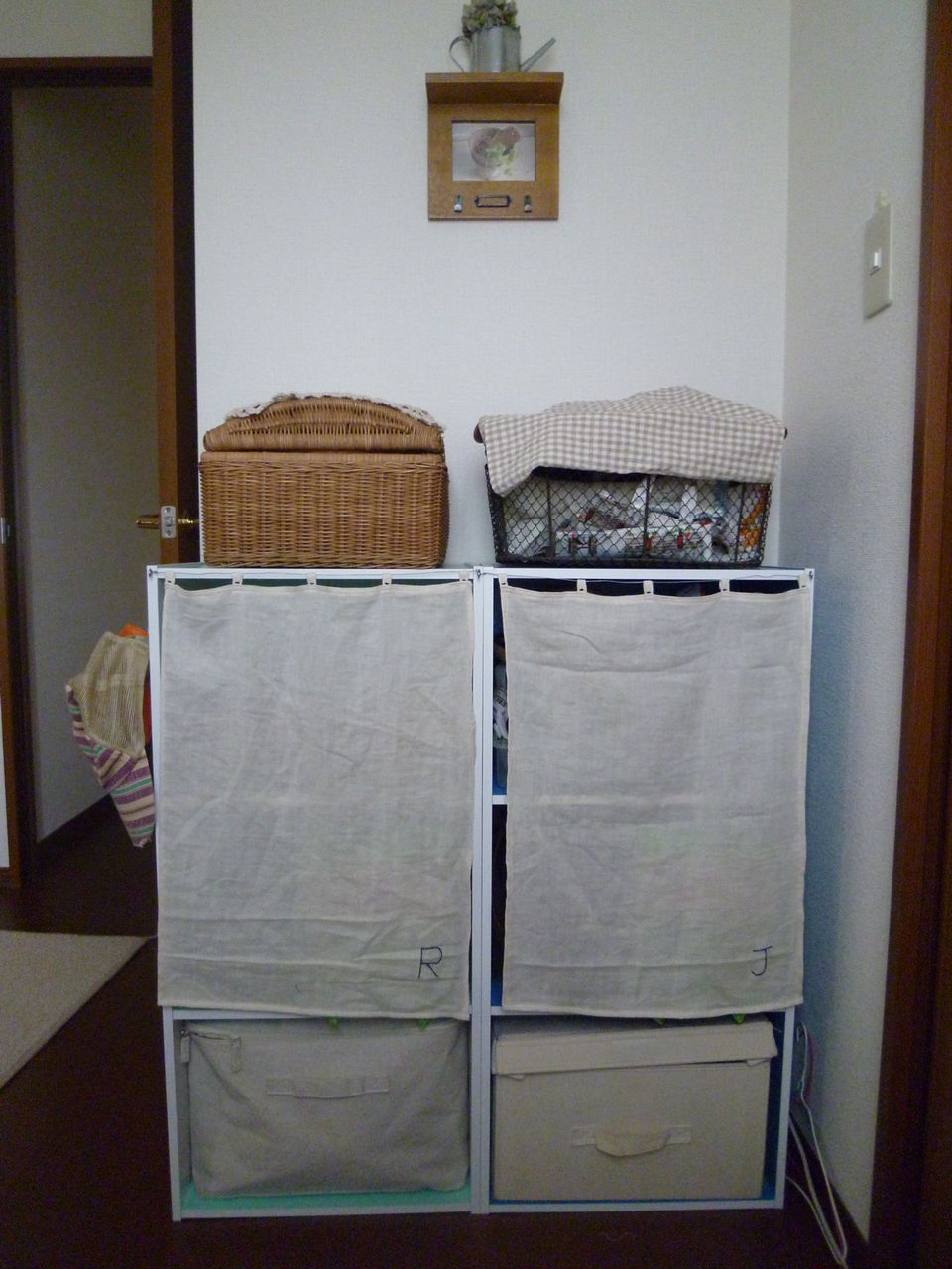 カラーボックスのカーテン Rinjun～手作り日和～