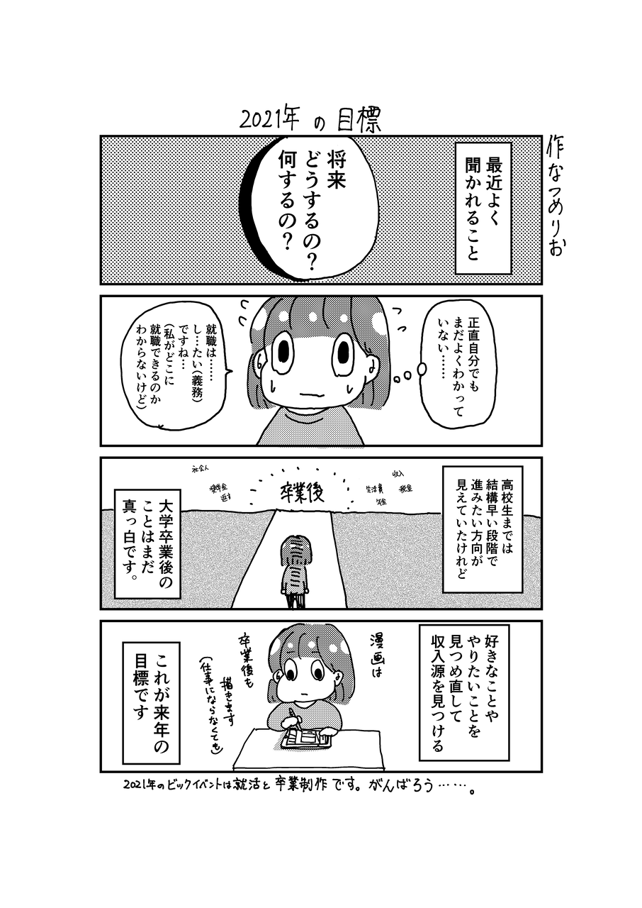 21年の目標 Sun And Moon