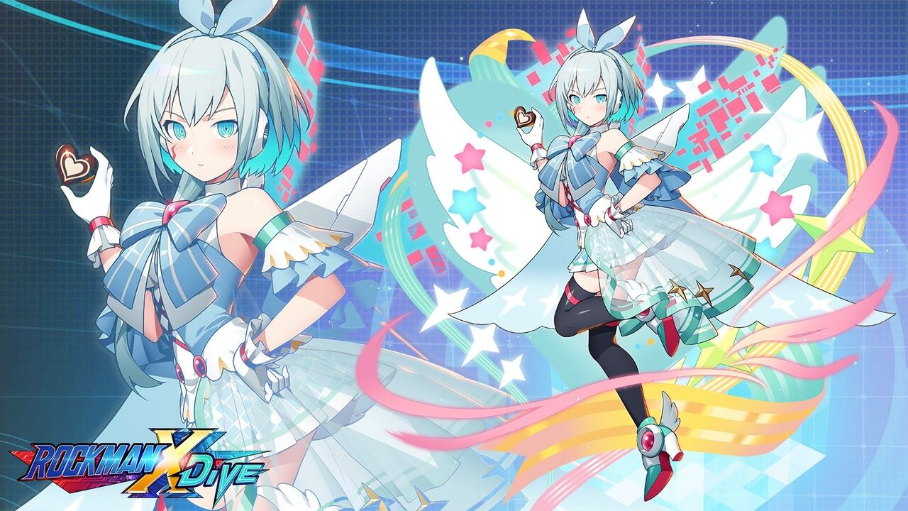 新品本物 ロックマンXdive リコ アイコ アクリルスタンド キャラクター