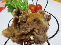 豚肉のマーマレード焼き