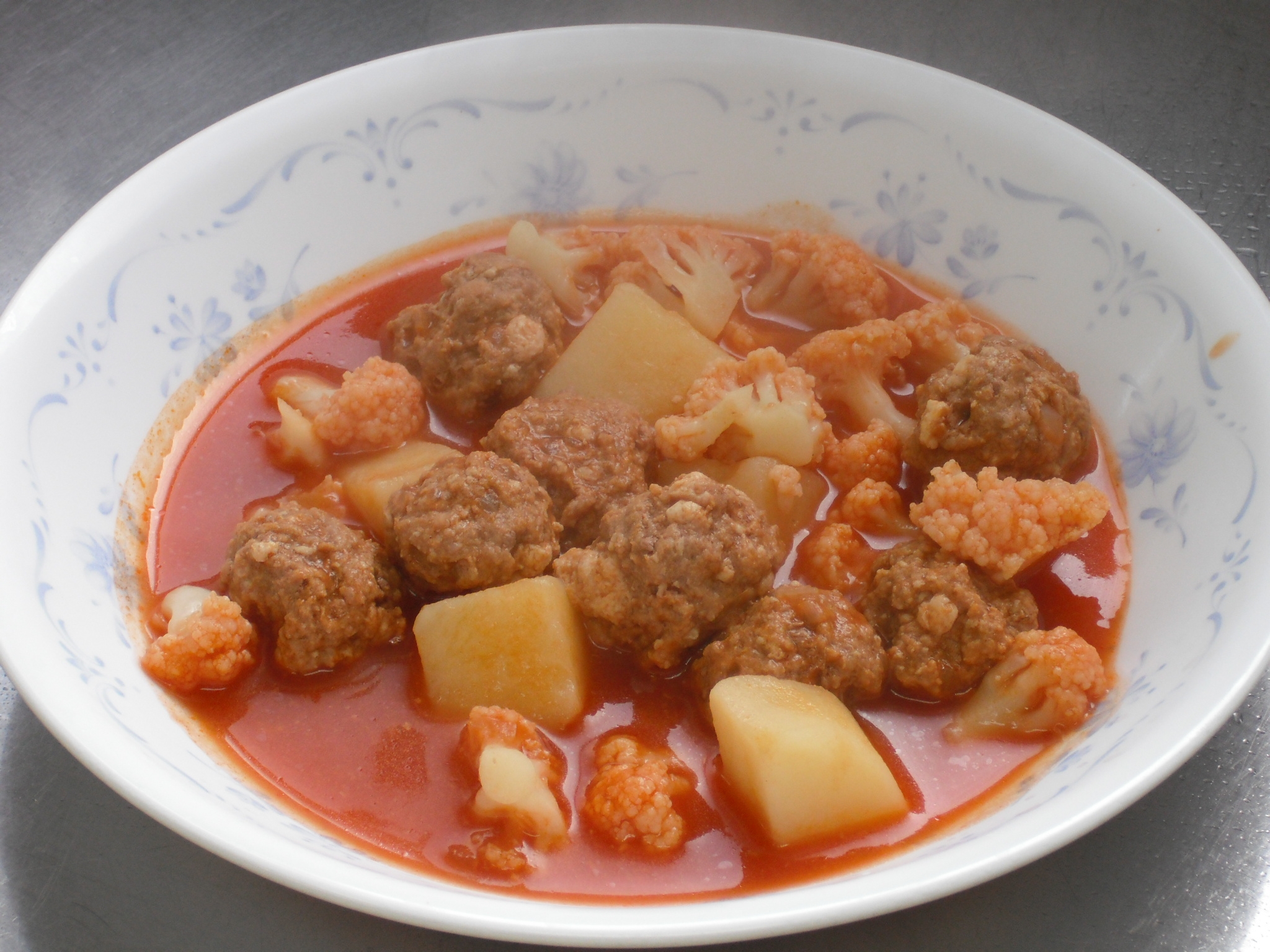ミートボールシチュー 保育所給食のレシピ