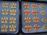 焼く前