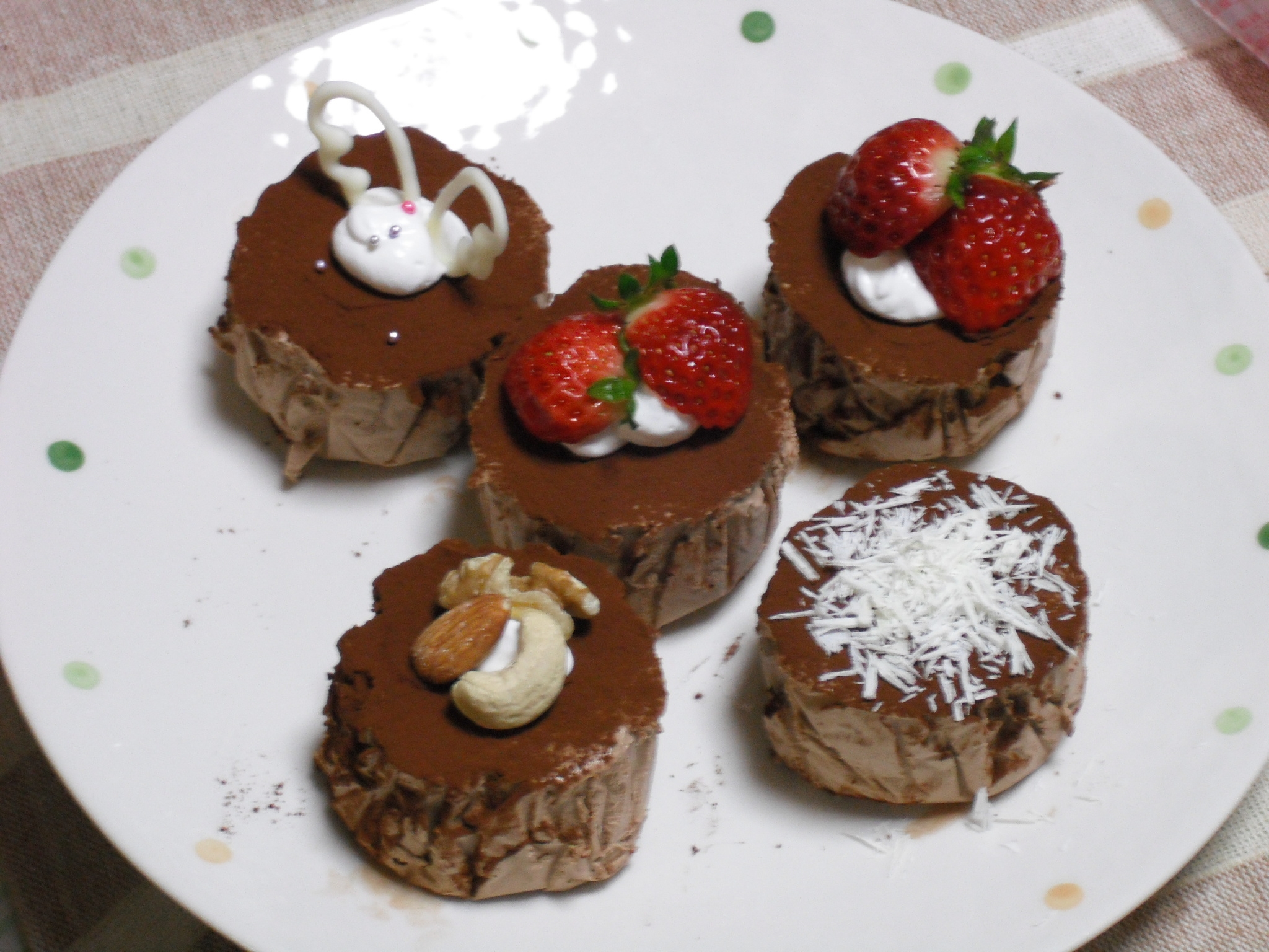 バレンタインに簡単生チョコケーキ 保育所給食のレシピ