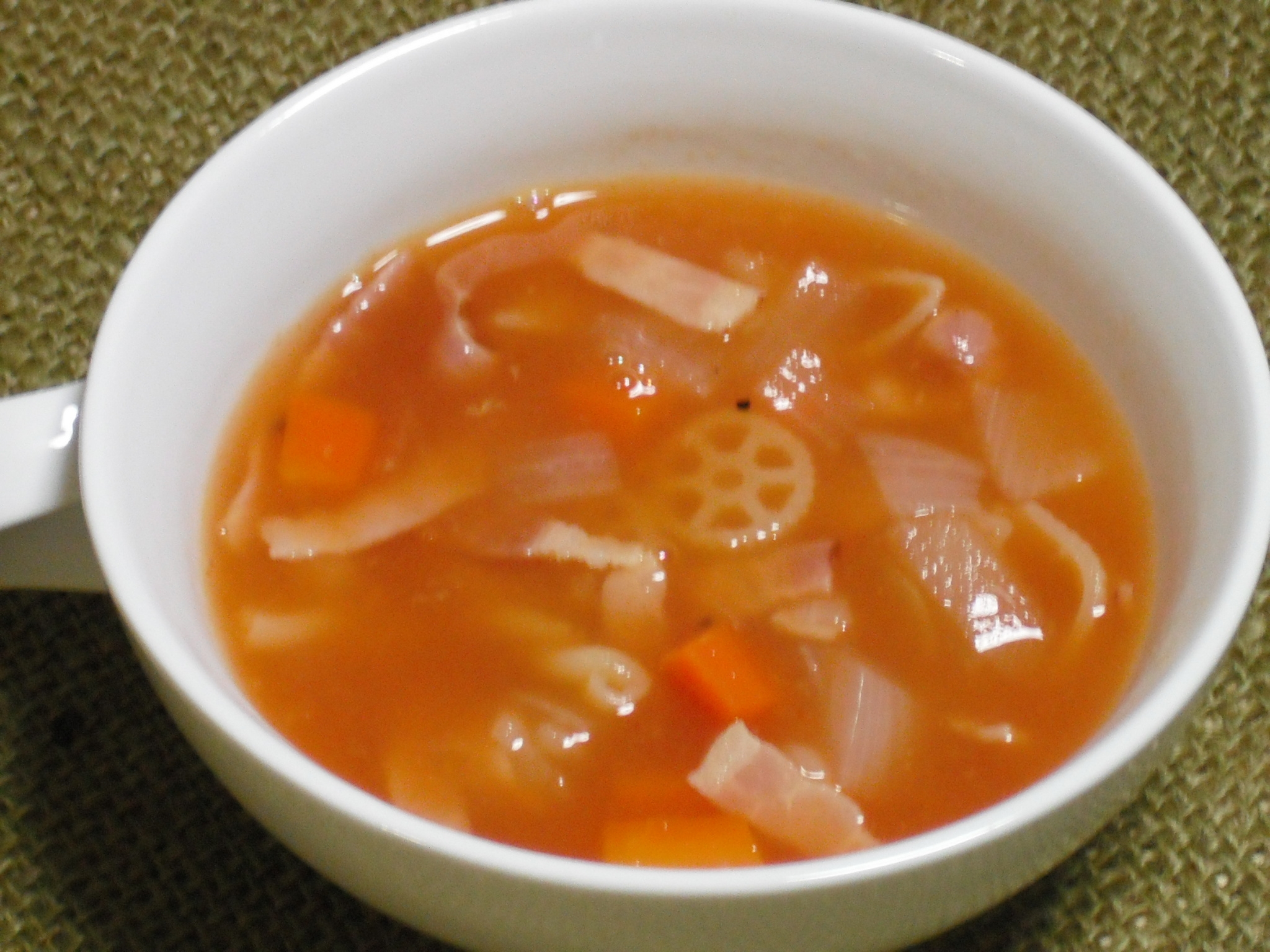 ケチャップ味のスープ 保育所給食のレシピ