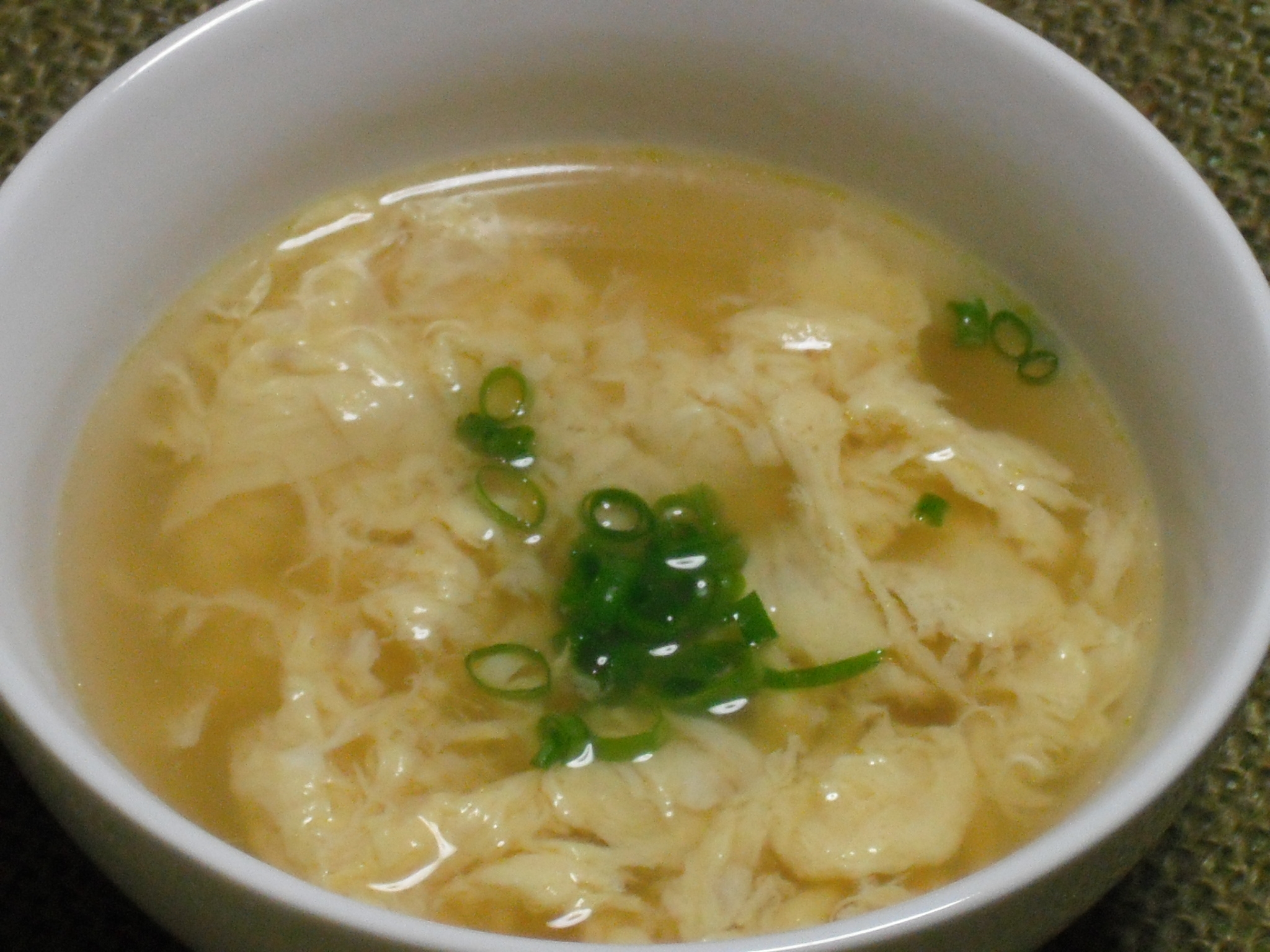 簡単シンプル卵スープ 保育所給食のレシピ