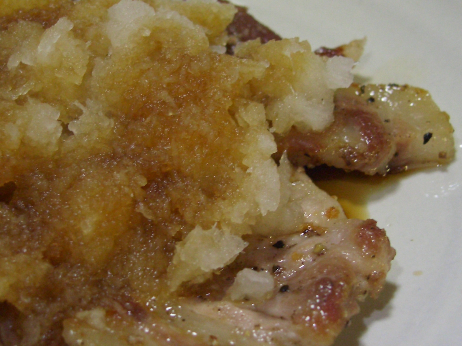 豚肉のおろしポン酢かけ 玉ねぎとなすの卵とじ オクラのおかか和え 保育所給食のレシピ