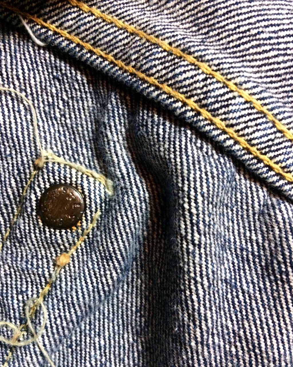 S501XX 大戦モデル 隠しリベット : ジーンズリペア・チェーン