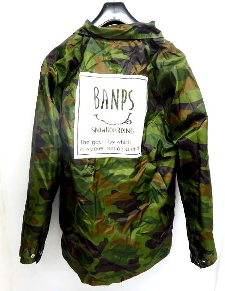 t613/BANPS/バンプス スノーボード リバーシブル コーチジャケット