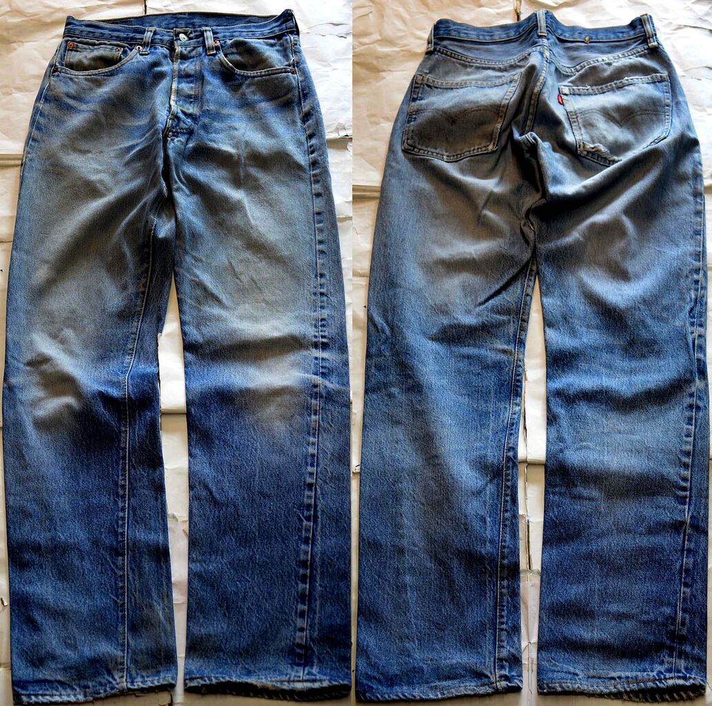 D437/LEVIS501赤耳 ヴィンテージ オリジナル 激ヒゲ！グッドサイズ