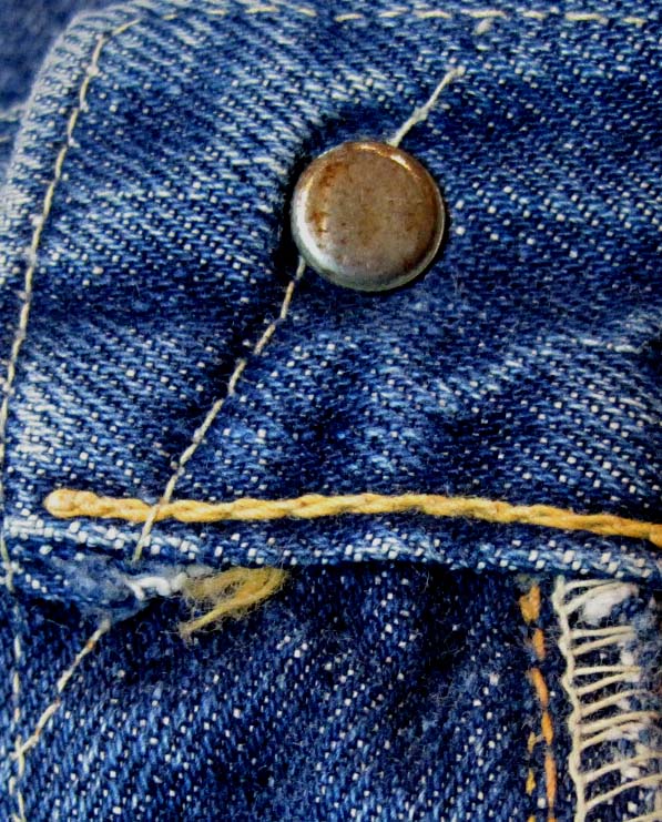 sassi501XX 革パッチ 47前期 Levi's - 50s Levi's 501xx 革パッチ 濃紺 47モデル 大戦