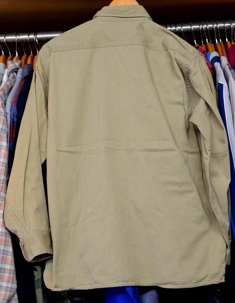 v36/Washington Dee Cee 60's Vintage ワークシャツ マチ付き 売約済み