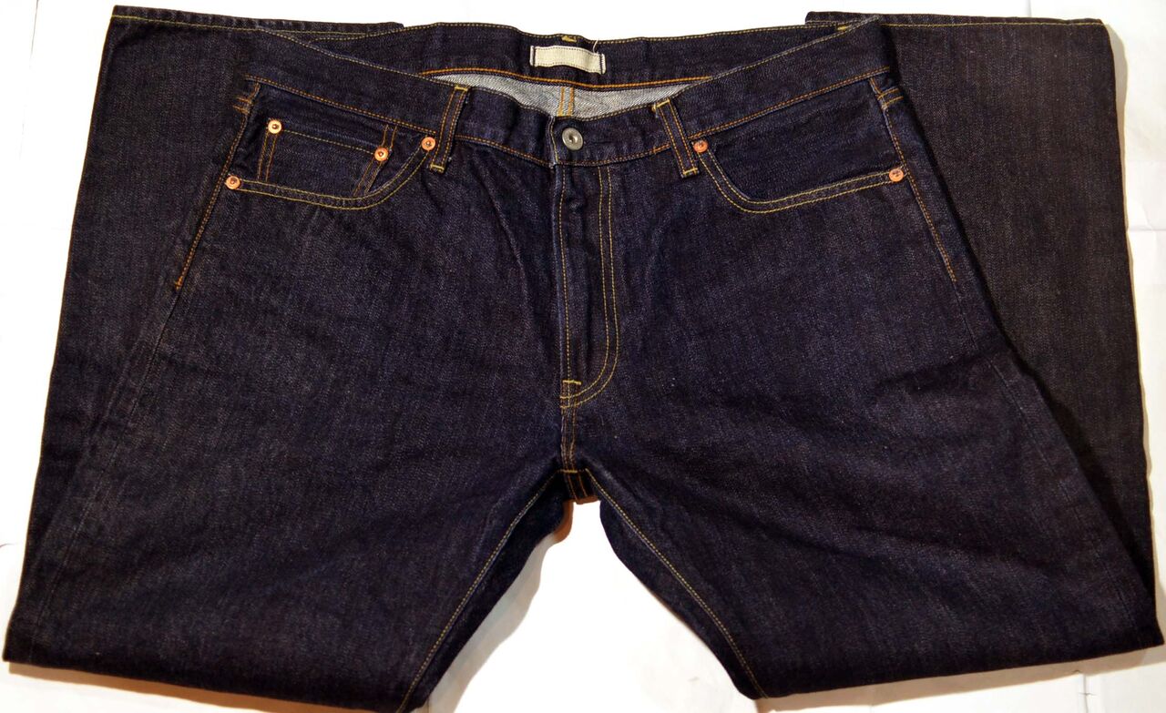t299/UNIQLO ユニクロ 赤耳 セルビッジ カイハラデニム ほぼ新品 超 