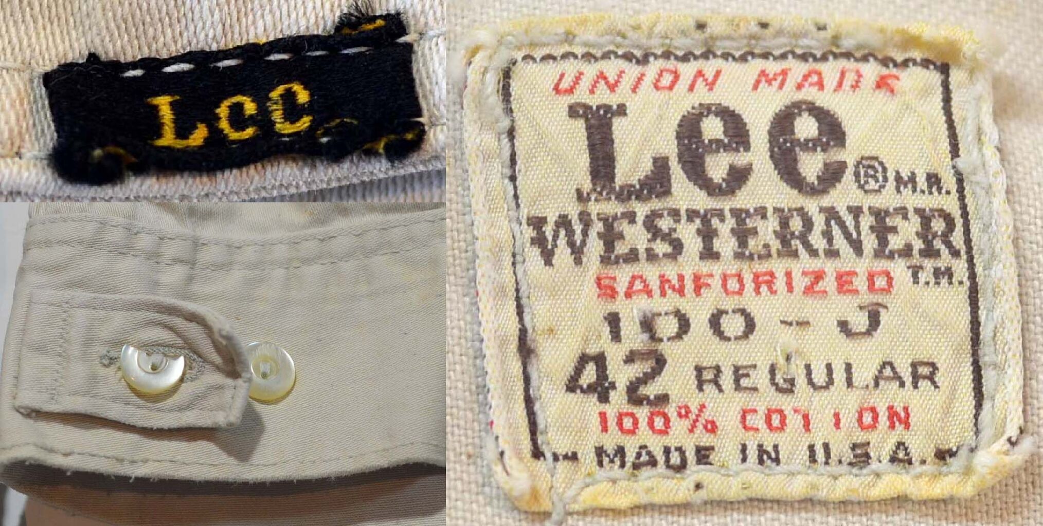 Lee 100-J ウエスターナー （MRナシ・Ｒマークのみ） 1960's Lee “ WESTERNER ” / 100-J LONG （MRナシ・Rマークのみ） JKT