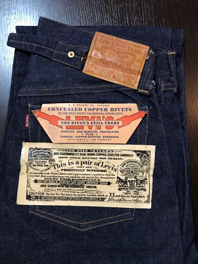 リーバイス501XX 1937モデル　デットストック リーバイス501XX 1937モデルデットストック