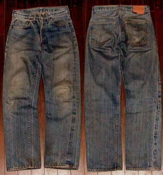b264/リーバイス50266前期シングル☆ヴィンテージ強烈縦落ち  