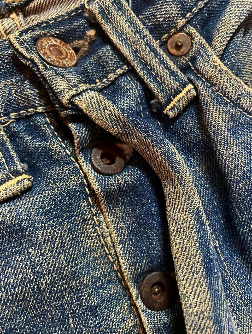 S501XX,大戦モデル トップのみ普通ボタン : ジーンズリペア・チェーン