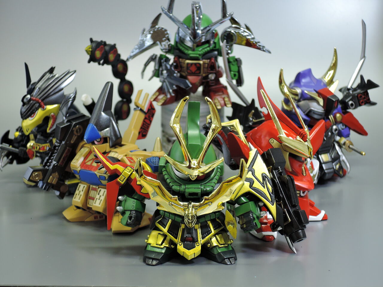 復活闇将軍セット　闇将軍&闇の五人衆完成品 BB戦士 復活闇将軍 若殺駆頭 組み立て済み品 - メルカリ