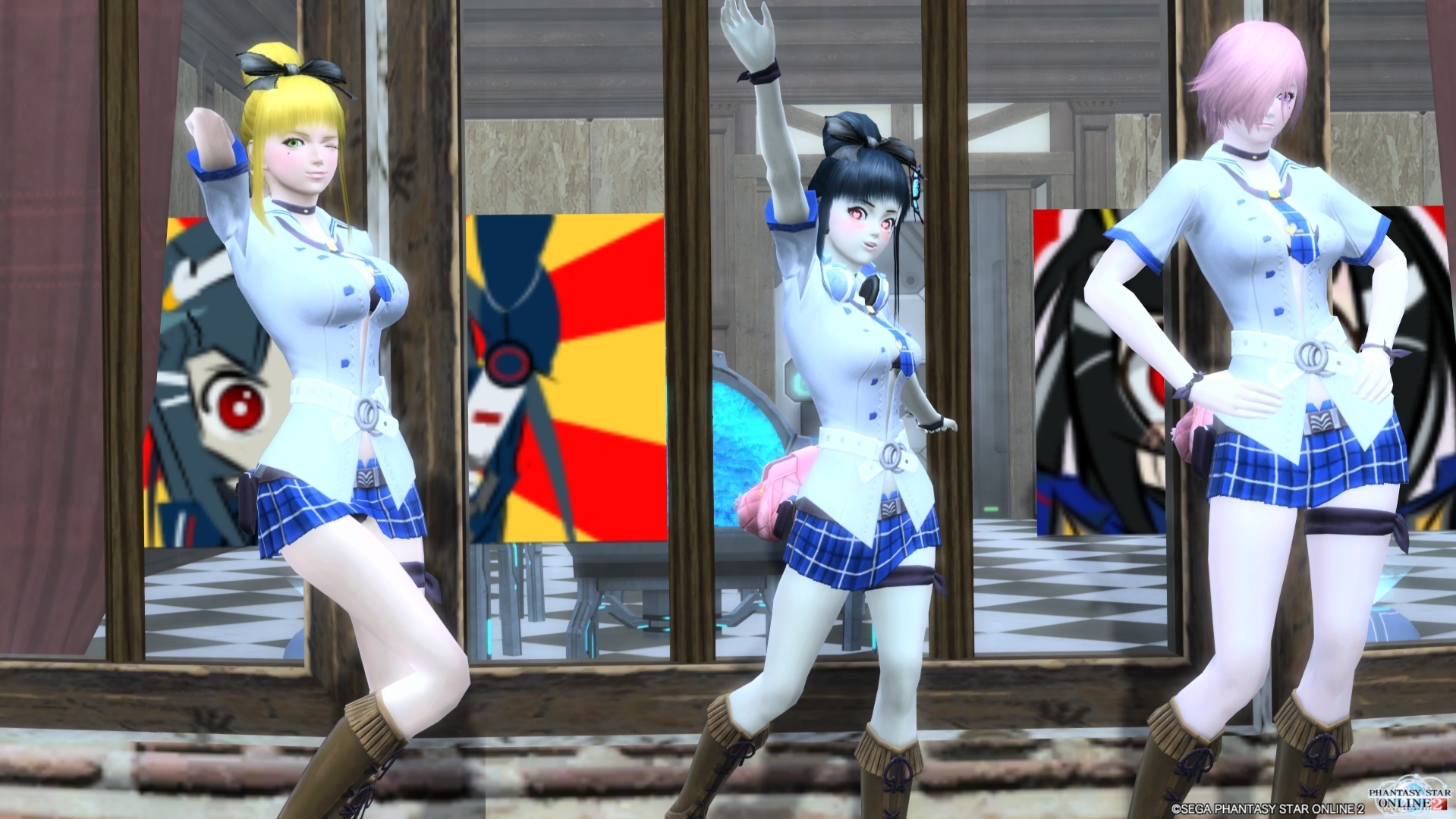 PSO2 リサさんに色々着替えてもらおうの会 : ポップスコアなリサさん達②