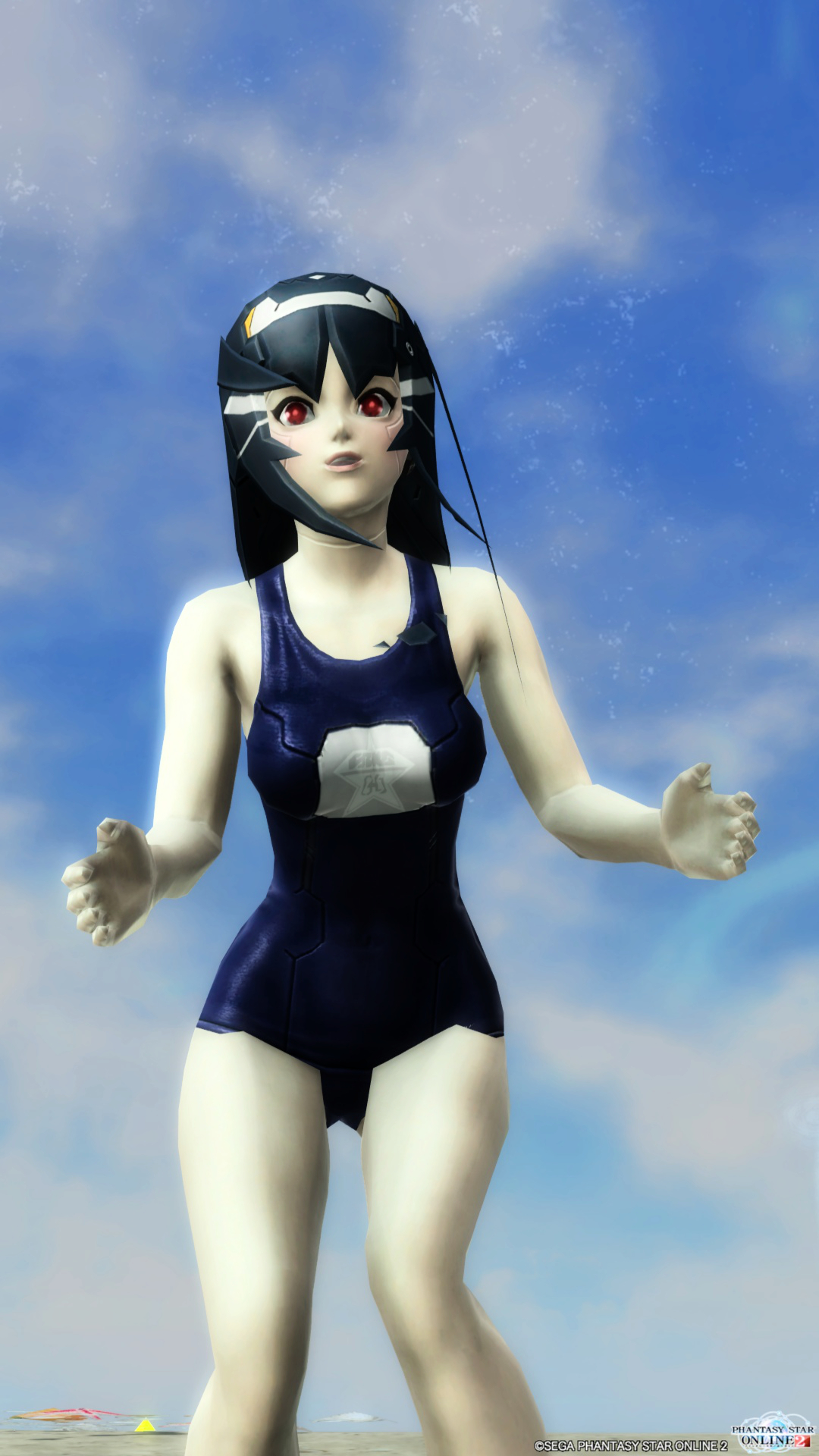 ス ス スク水リサさん Pso2 リサさんに色々着替えてもらおうの会