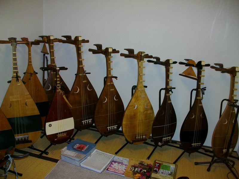 直売激安 薩摩琵琶用・糸巻き 和楽器