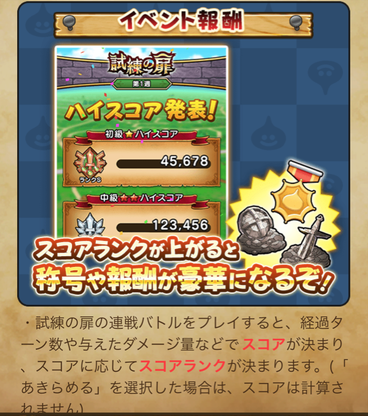 【ドラクエウォーク】「試練の扉」ごとのランキング制で田舎民が断然有利に！？のサムネイル画像